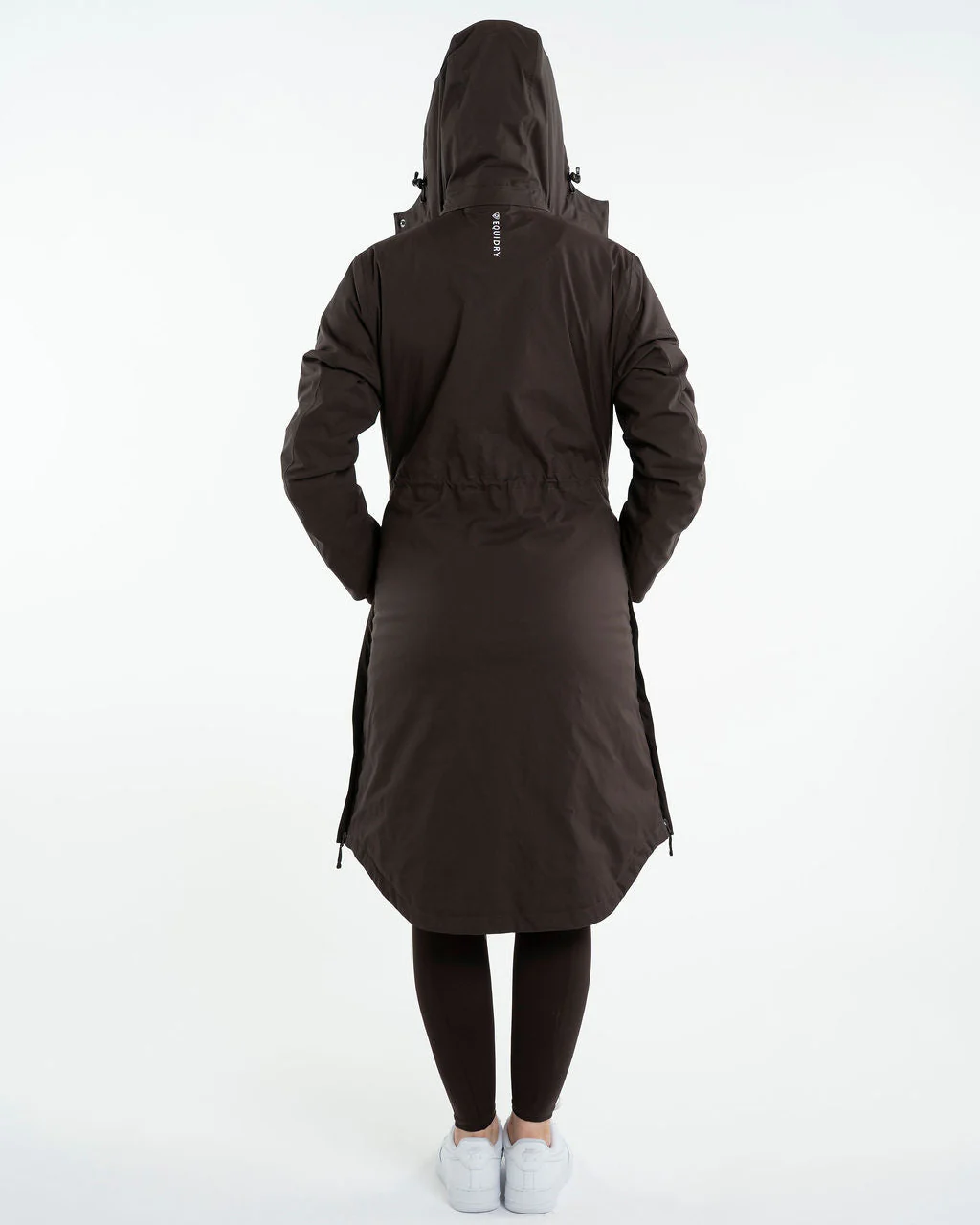 Bronte Waterproof Riding Coat | Removable Hood | Women's | Brown - Image 11