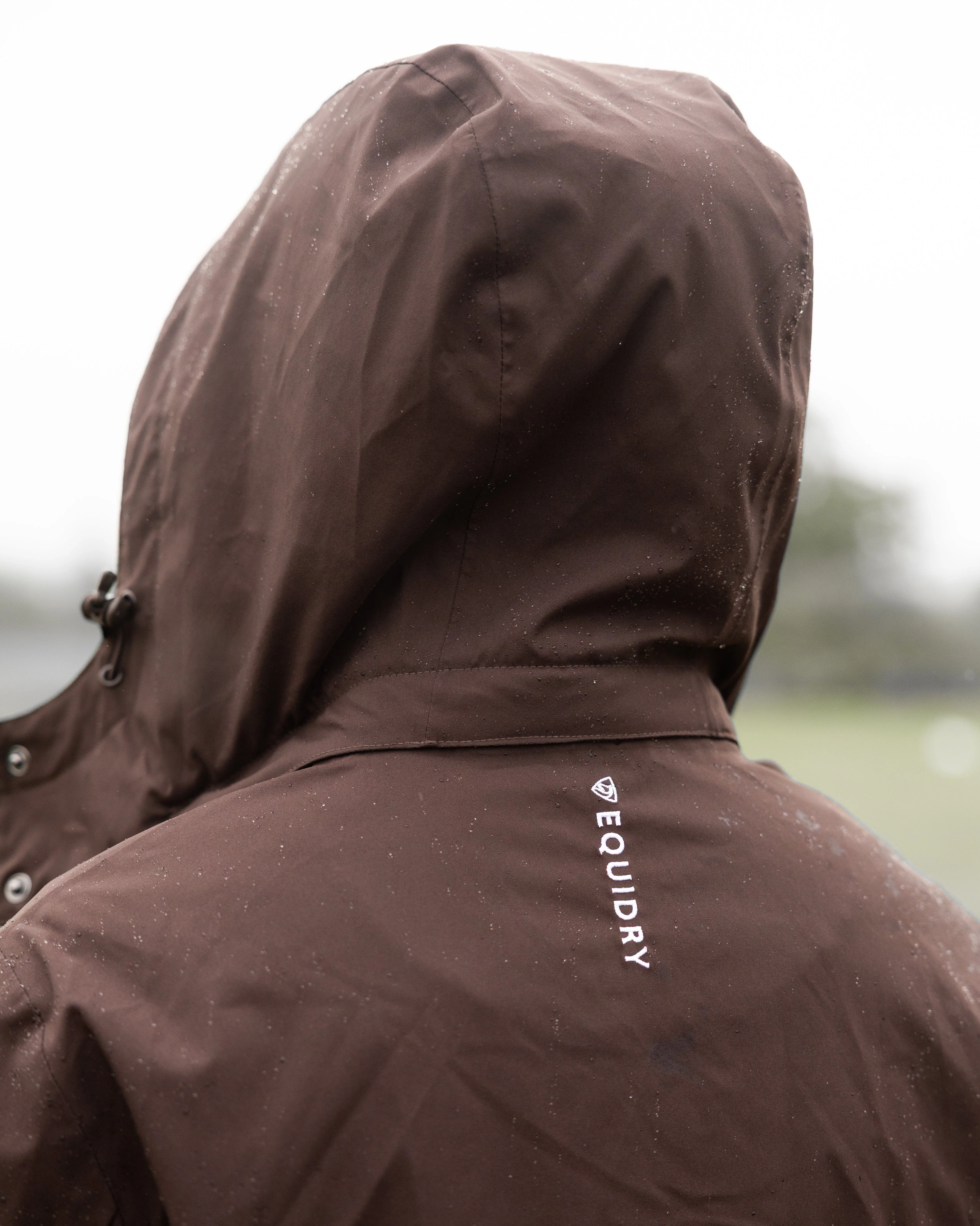 Bronte Waterproof Riding Coat | Removable Hood | Women's | Brown - Image 7