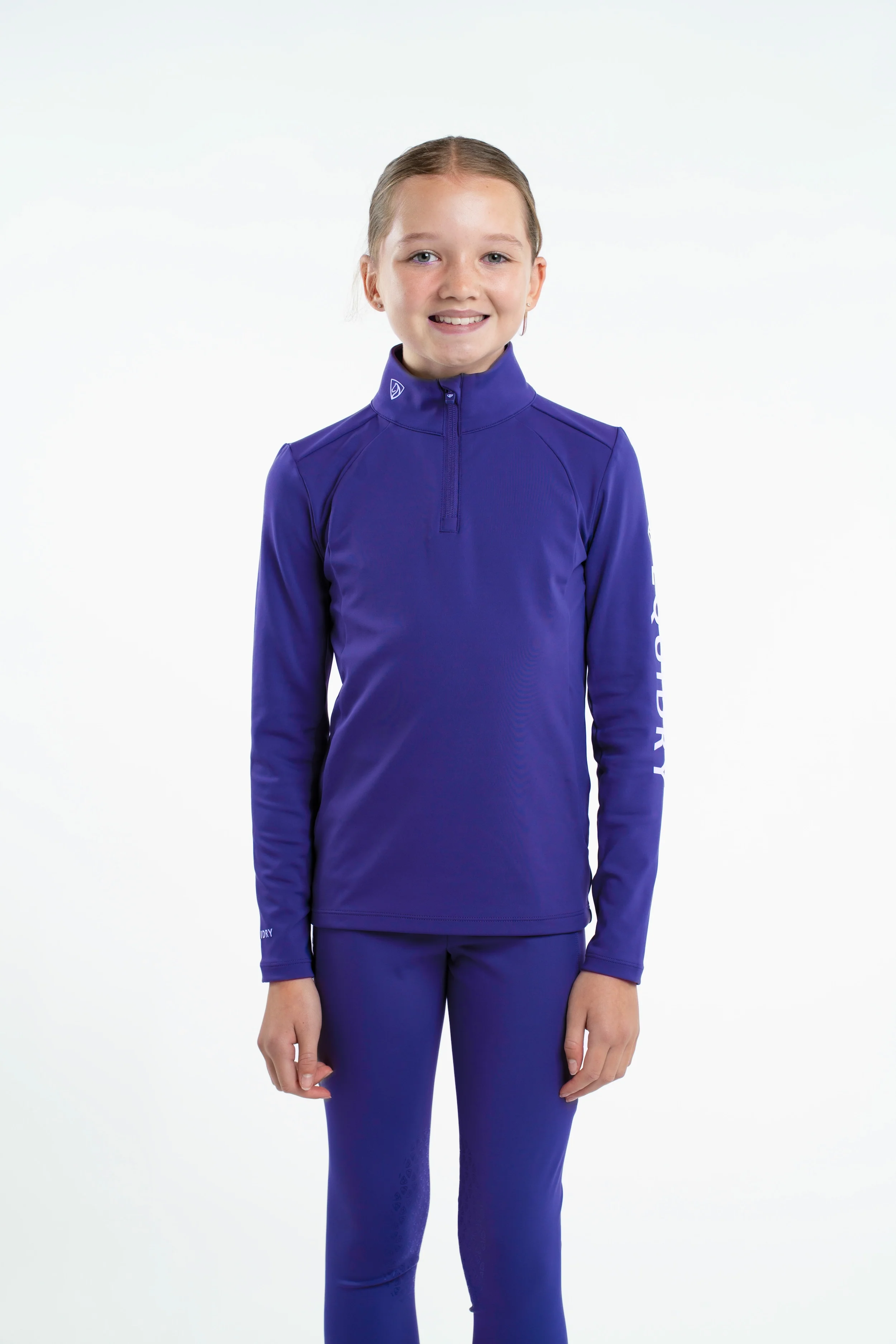 Purple Base Layers, Leggings & Zip Up Tops