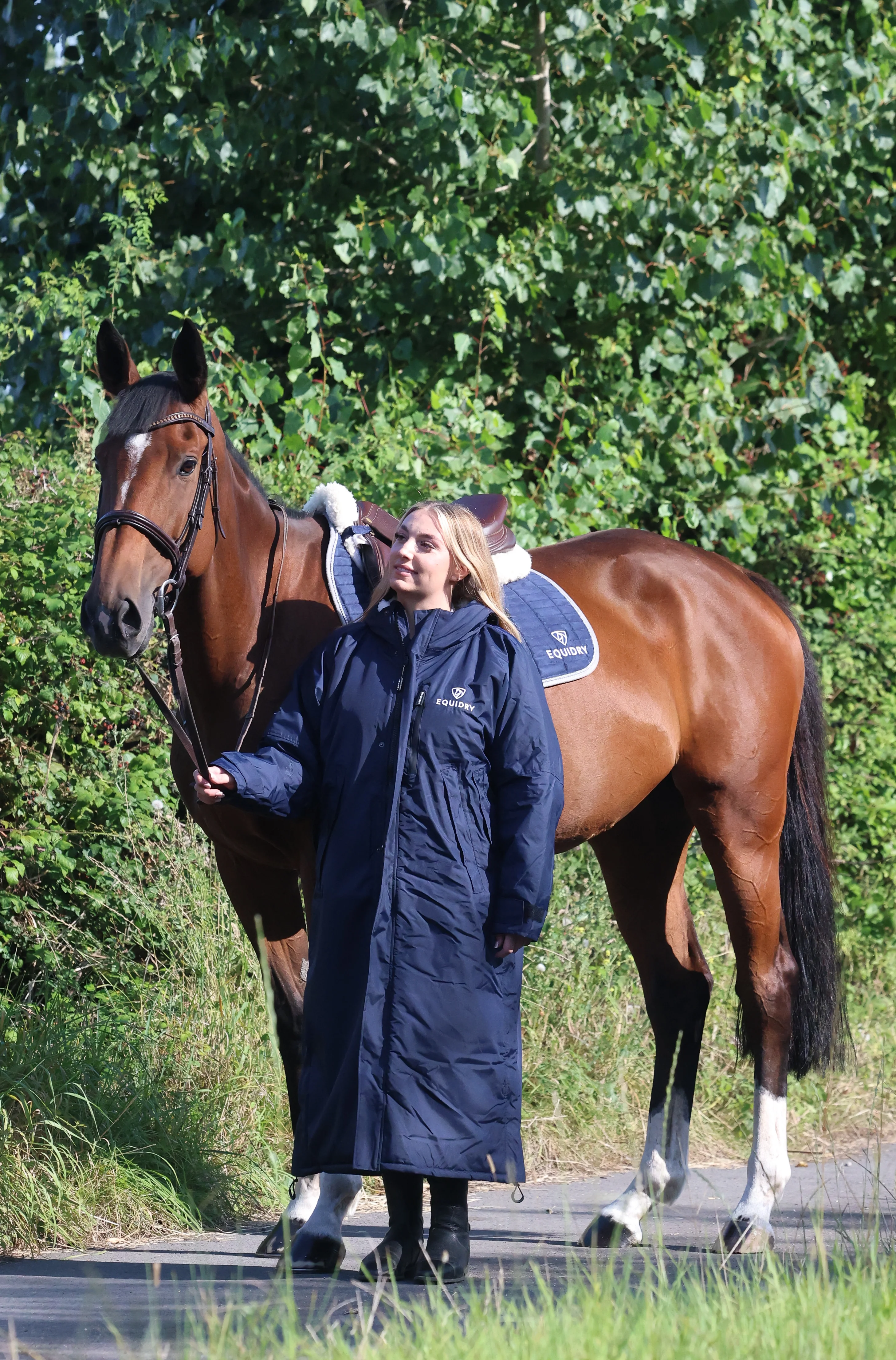Evolution Women's | Thick Fleece | Navy/Cream - Image 8