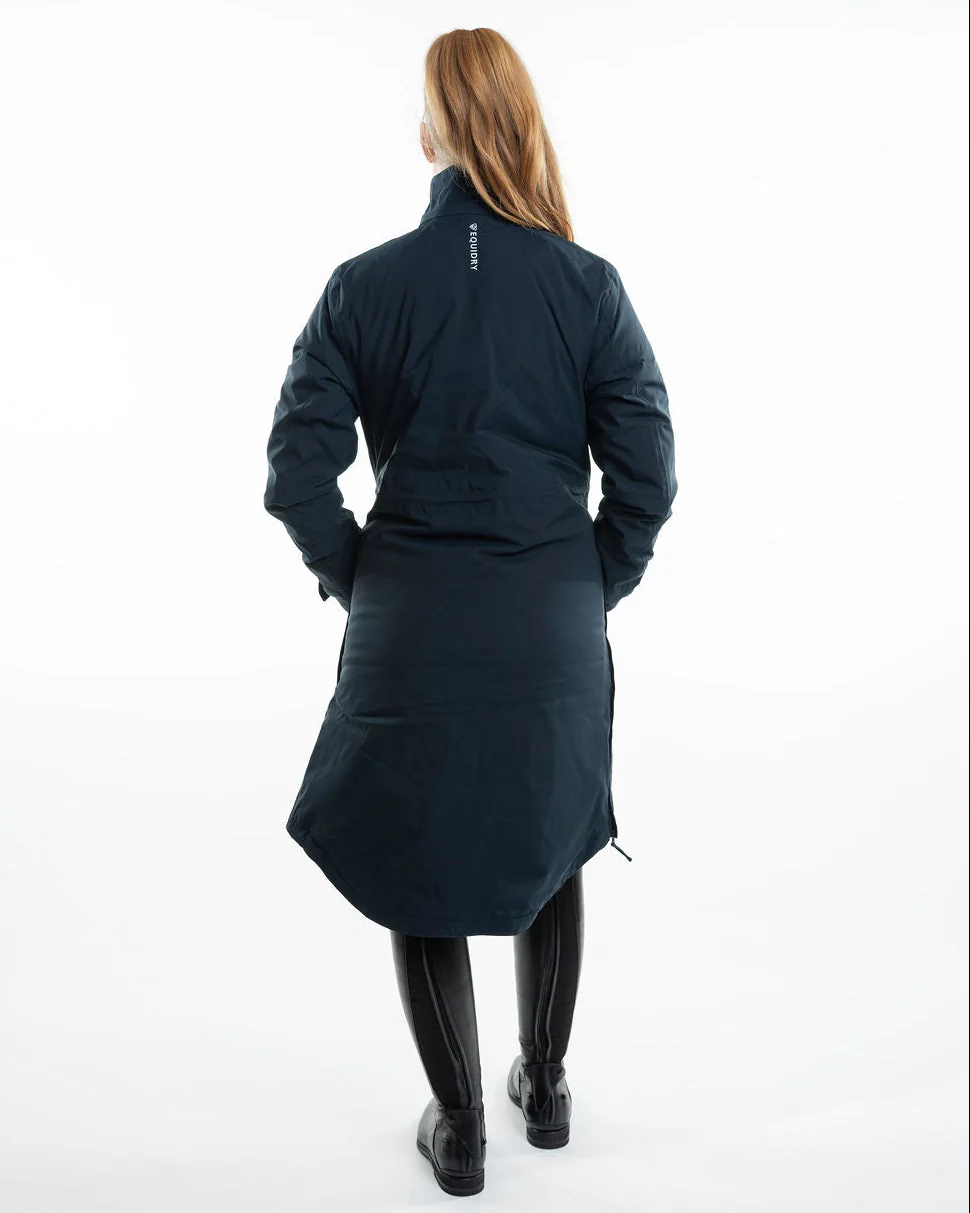 Bronte Waterproof Riding Coat | Removable Hood | Women's | Navy - Image 12