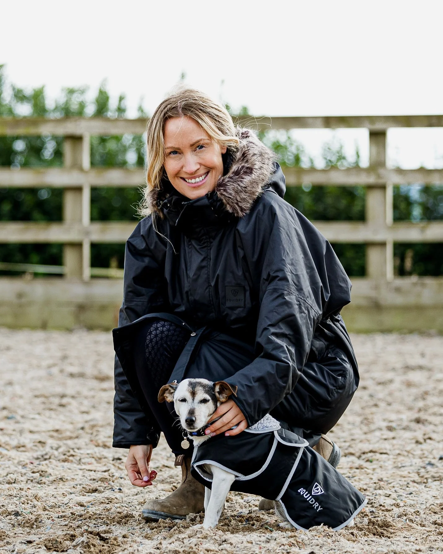 Waterproof Dog Coat | Black/Grey - Image 4