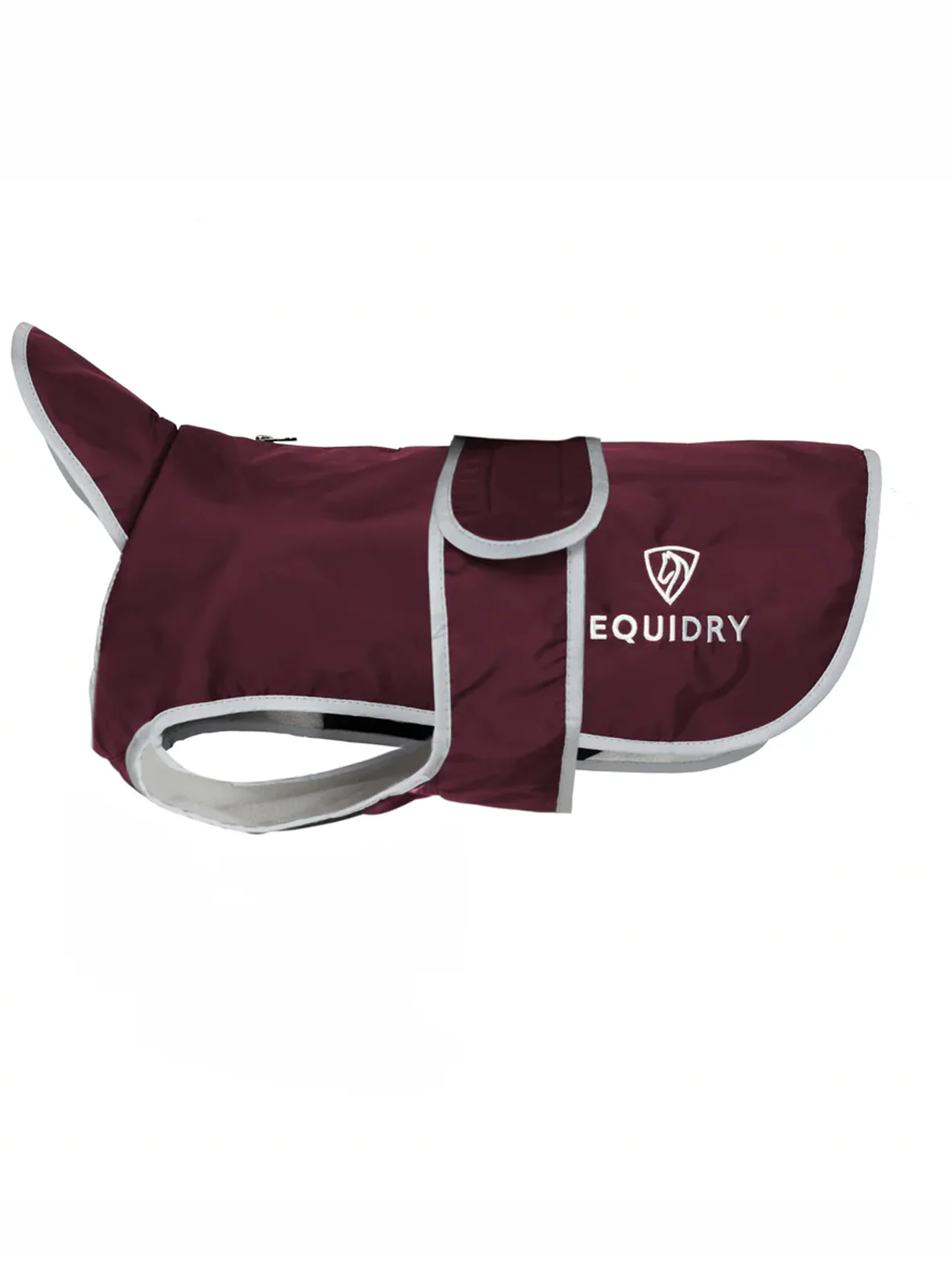 Waterproof Dog Coat | Plum/Grey - Image 6