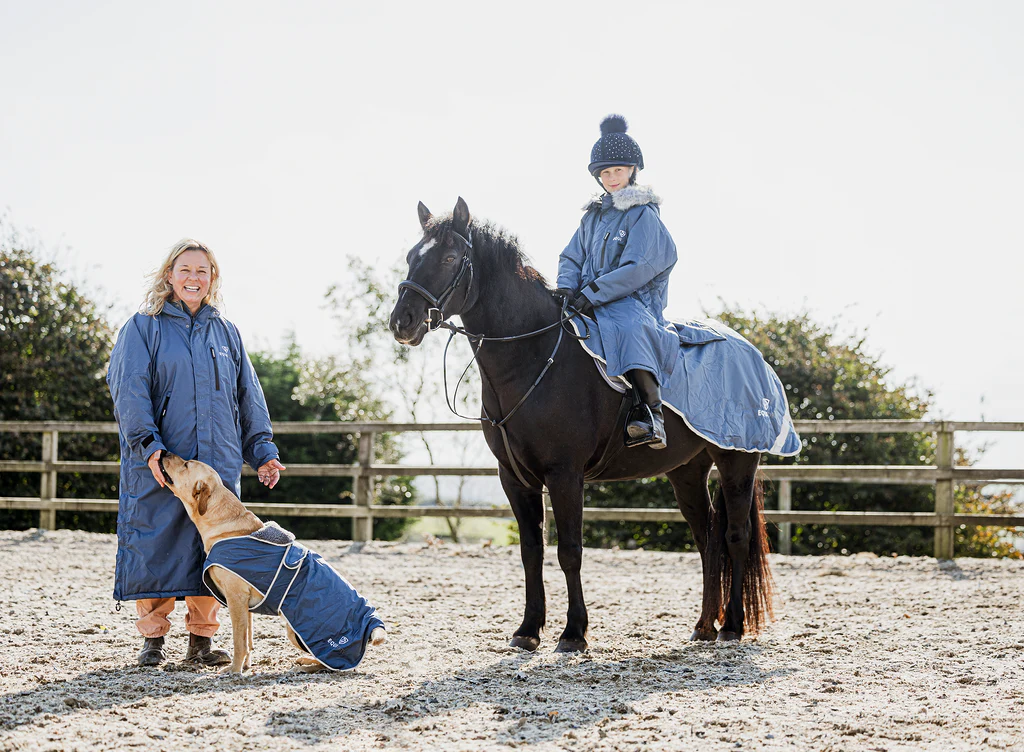 Waterproof Dog Coat | Steel Blue/Grey - Image 3
