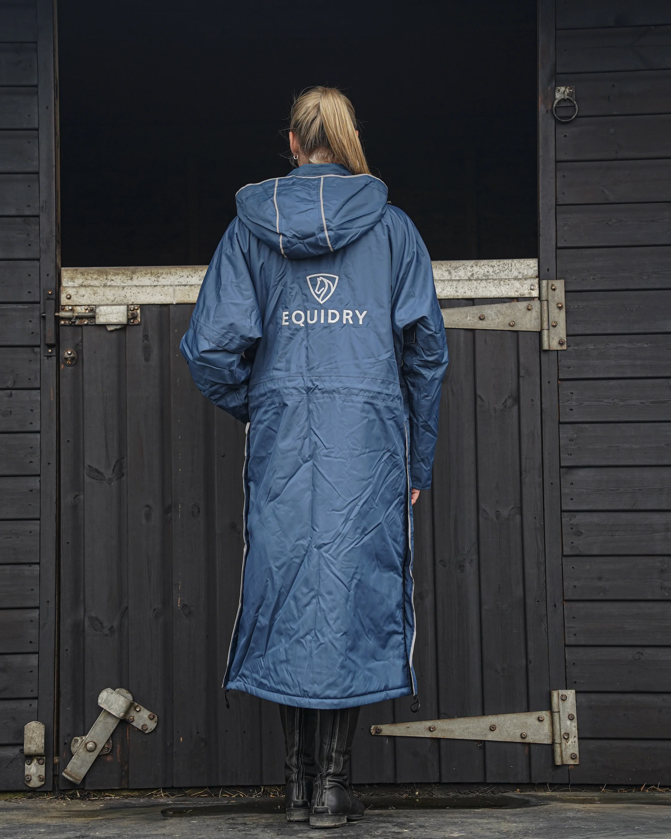 Evolution Women's | Thin Fleece | Reflective | Steel Blue - Image 4