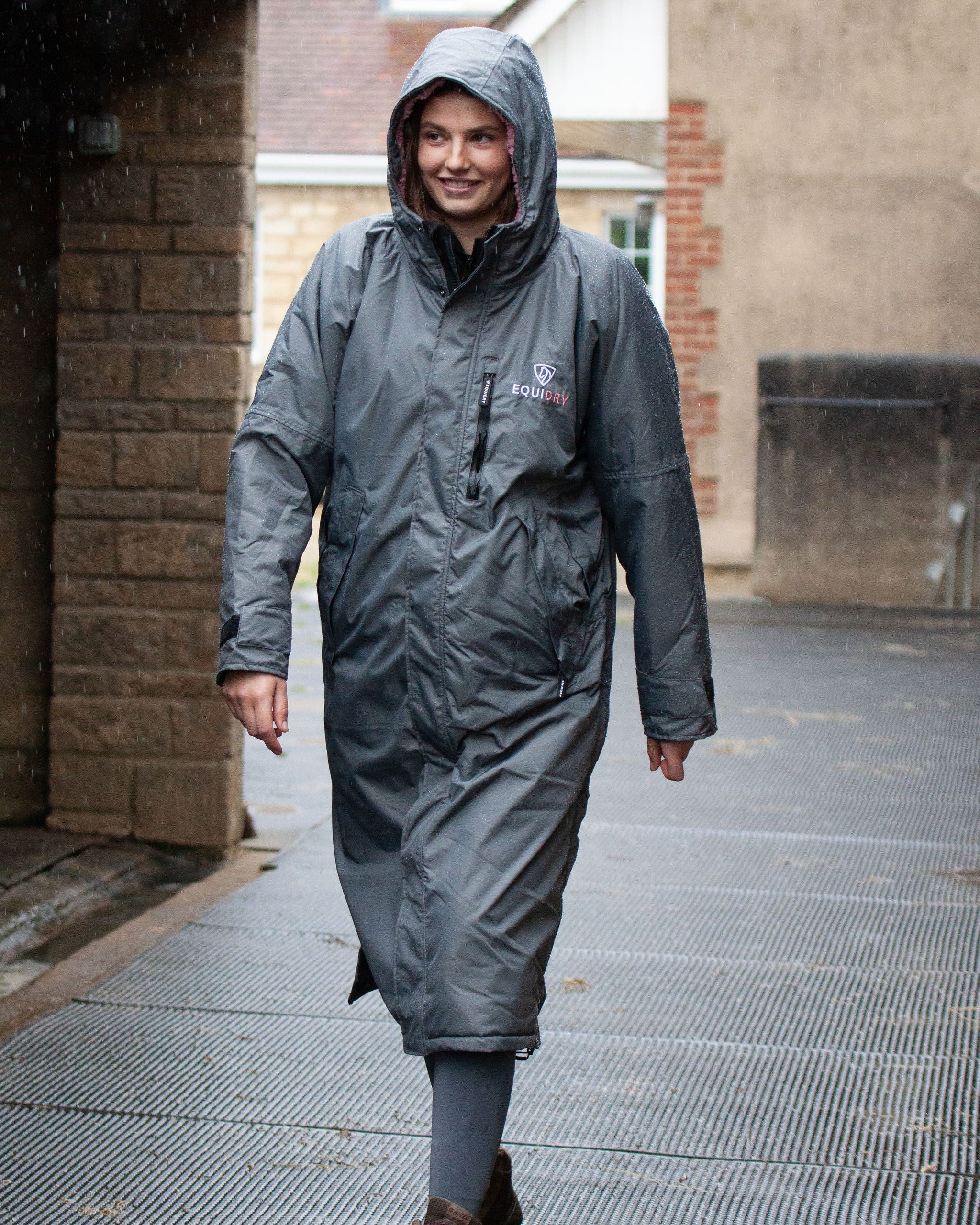 Evolution Women's | Thick Fleece | Grey/Pale Pink - Image 4