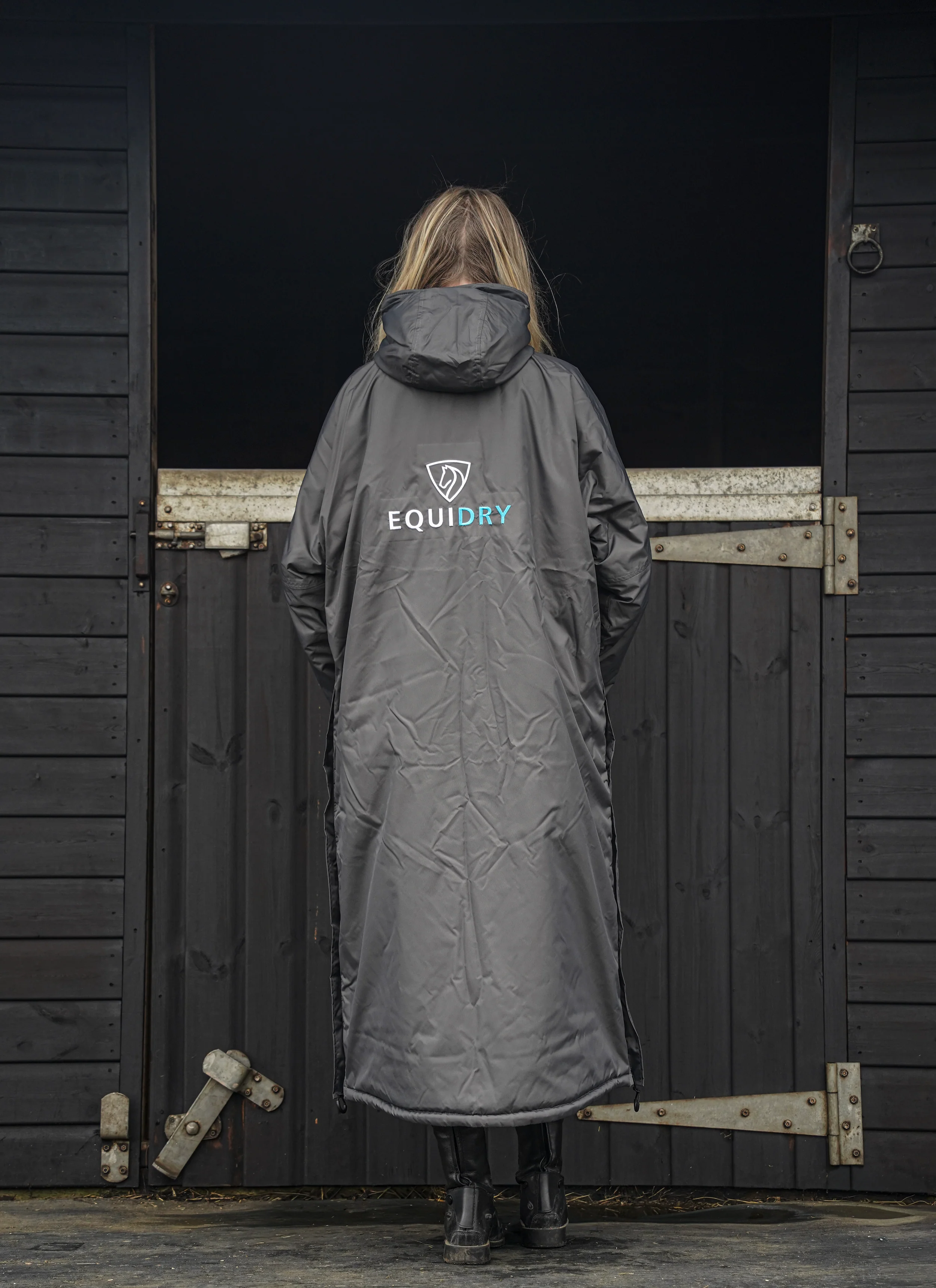 Evolution Women's | Thick Fleece | Grey/Turquoise - Image 4
