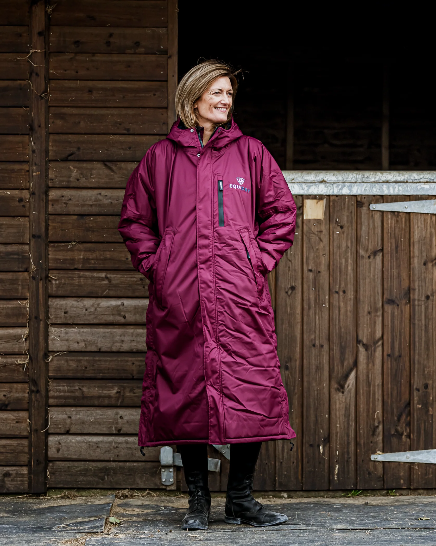 Evolution Women's | Thick Fleece | Plum/Navy - Image 5