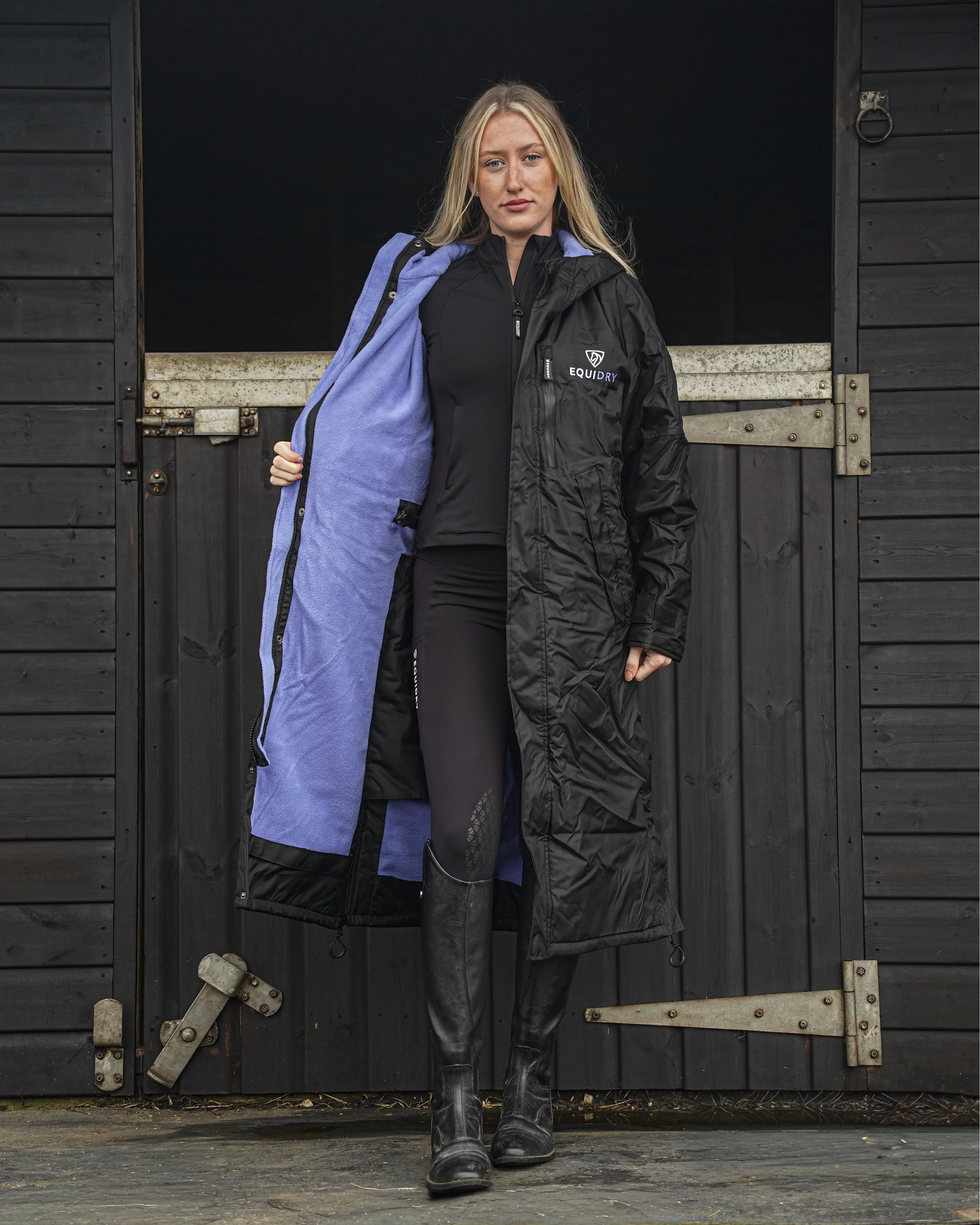 Evolution Women's | Thin Fleece | Black/Lilac - Image 3