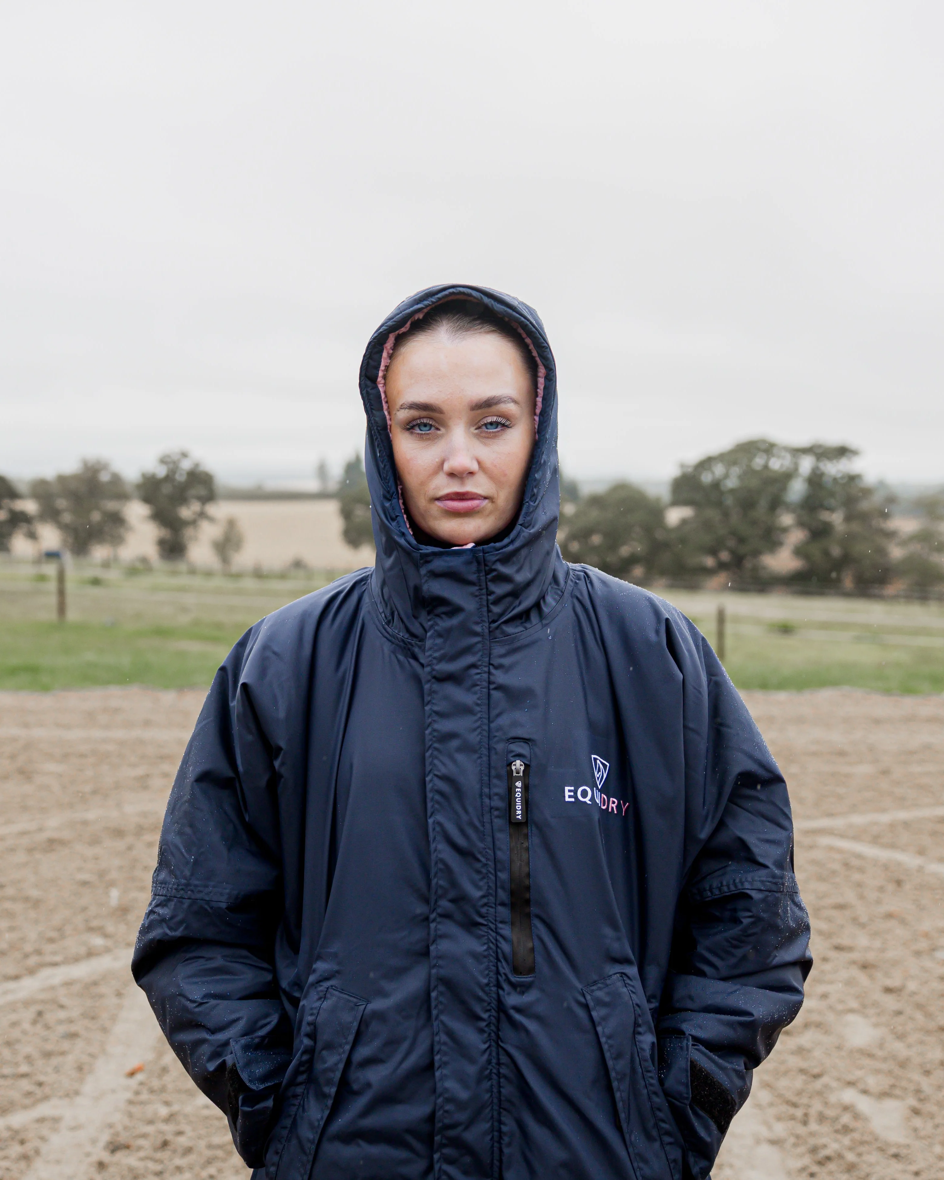 Evolution Women's | Thick Fleece | Navy/Pale Pink - Image 6
