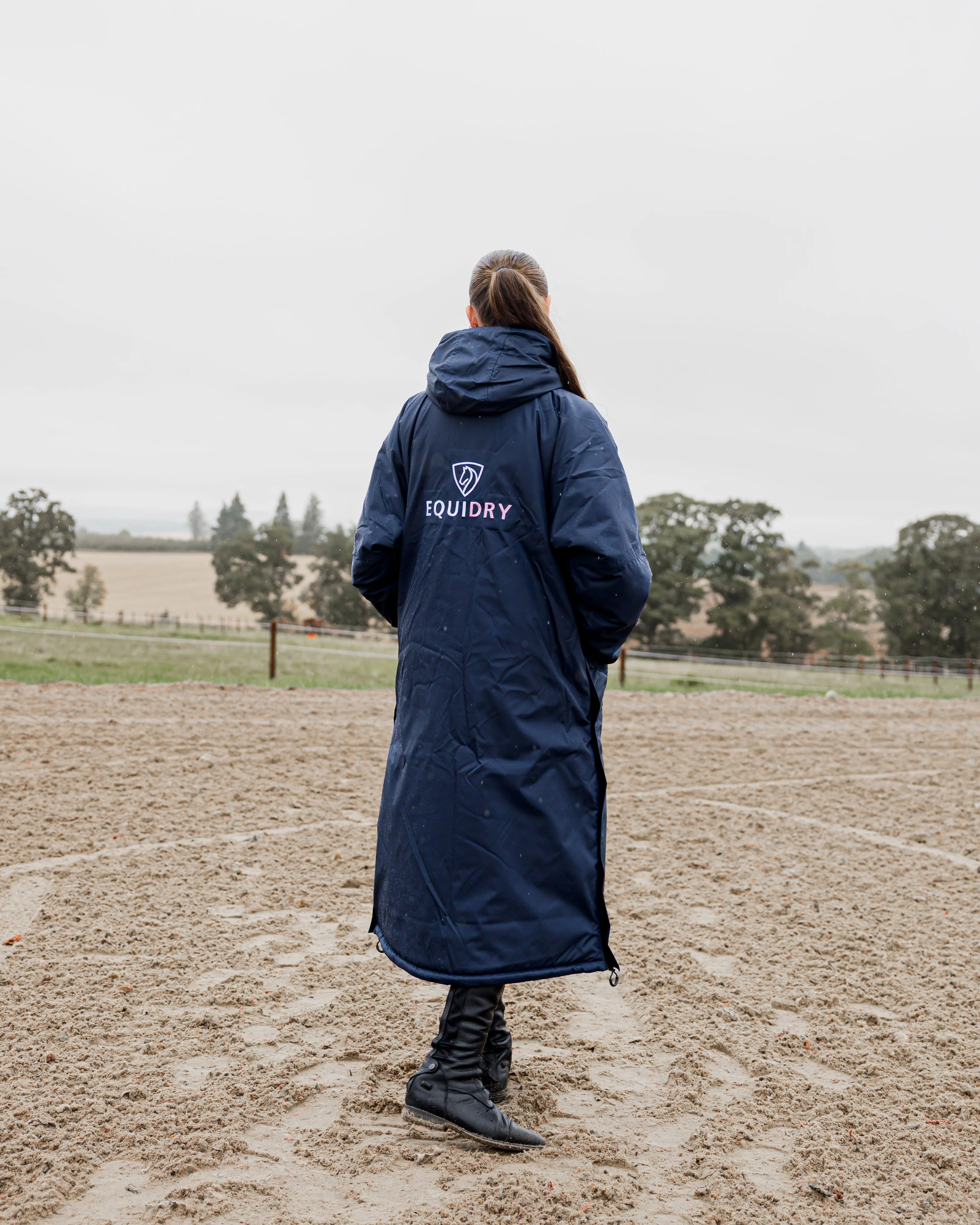 Evolution Women's | Thick Fleece | Navy/Pale Pink - Image 7