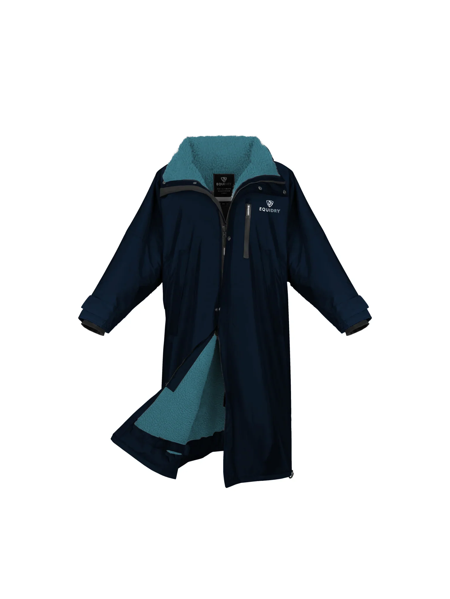 Evolution Women's | Thick Fleece | Navy/Turquoise - Image 8