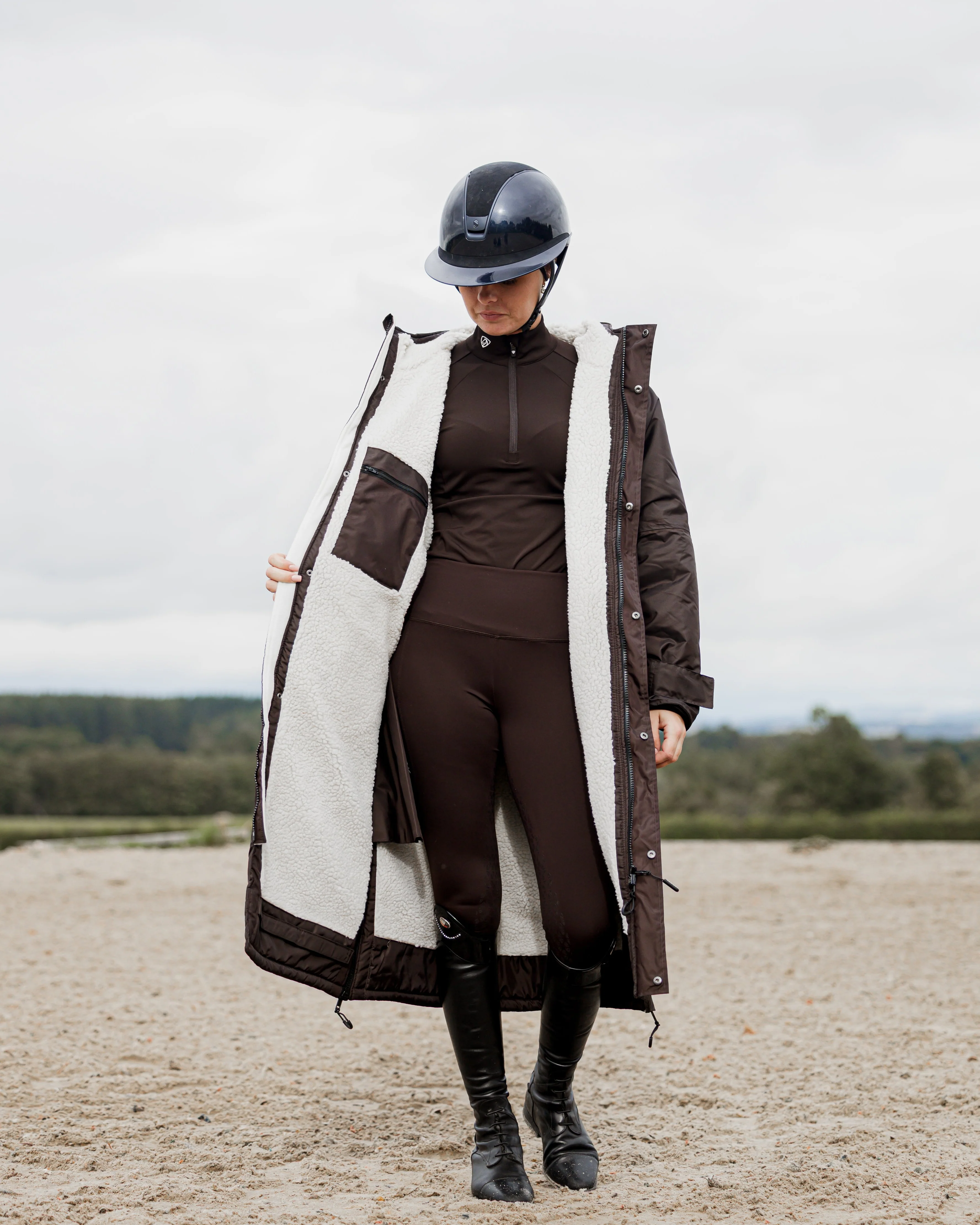 Evolution Women's | Thick Fleece | Rich Brown - Image 4