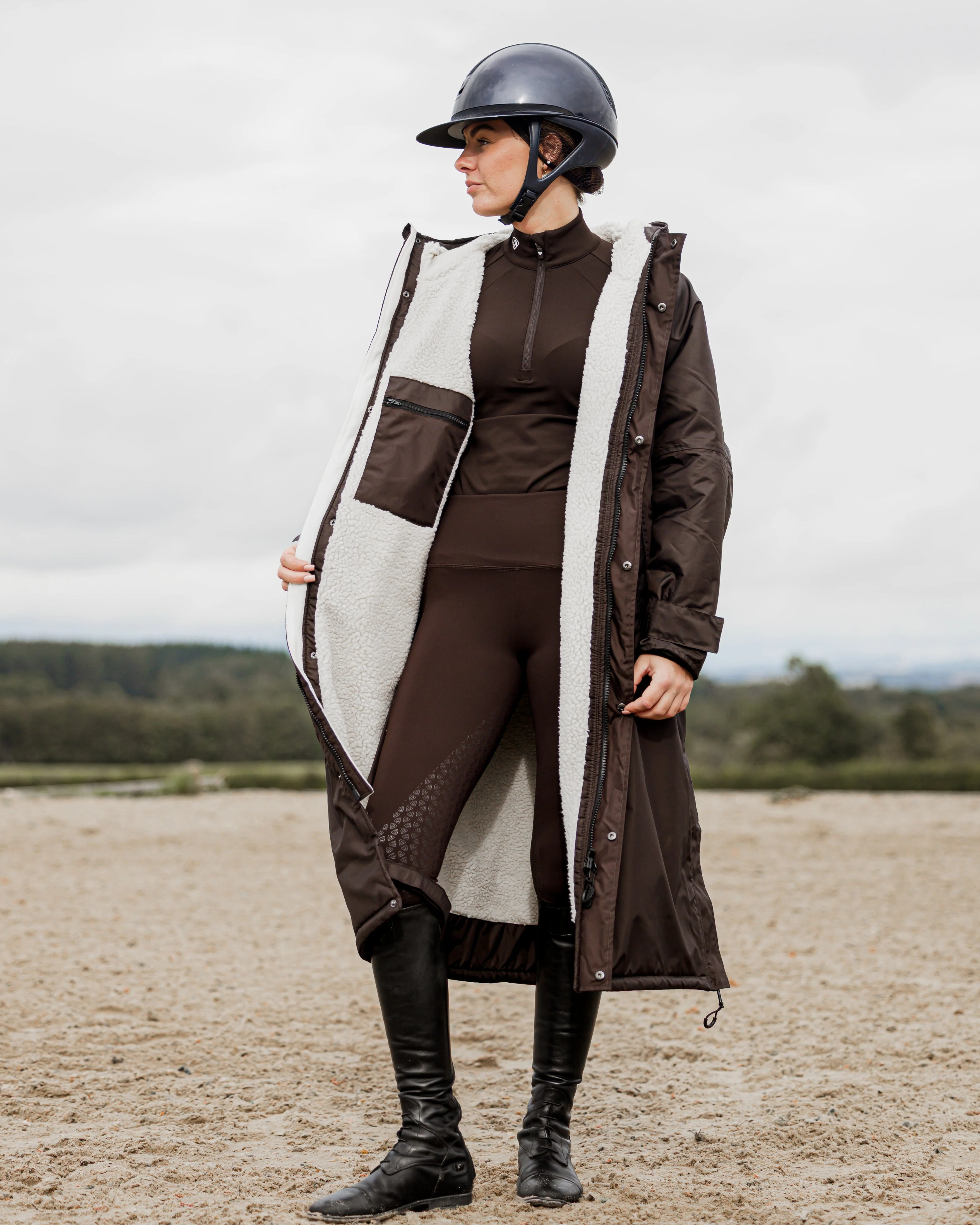 Evolution Women's | Thick Fleece | Rich Brown - Image 7