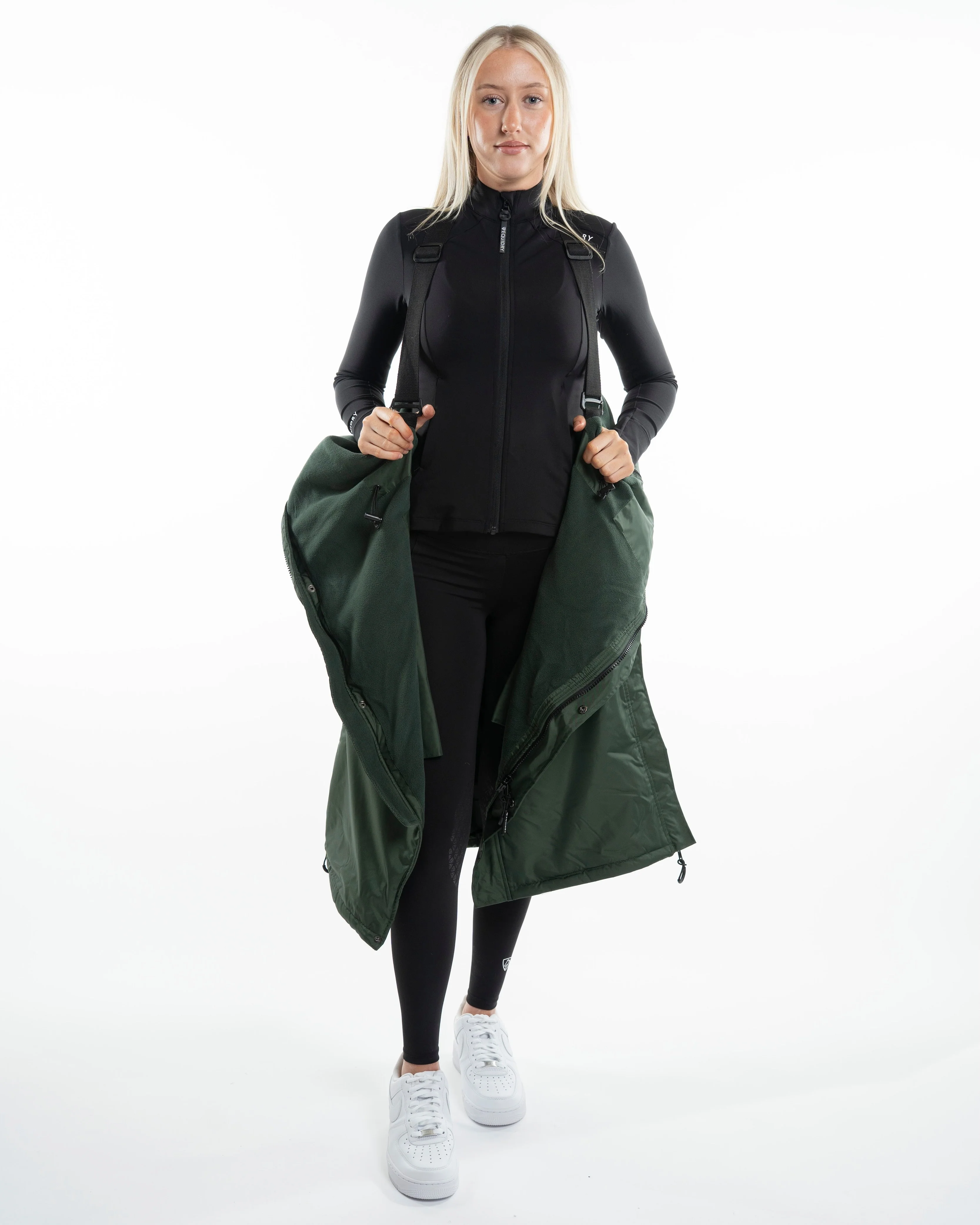 Evolution Women's | Thin Fleece | Black Forest Green/Green - Image 8
