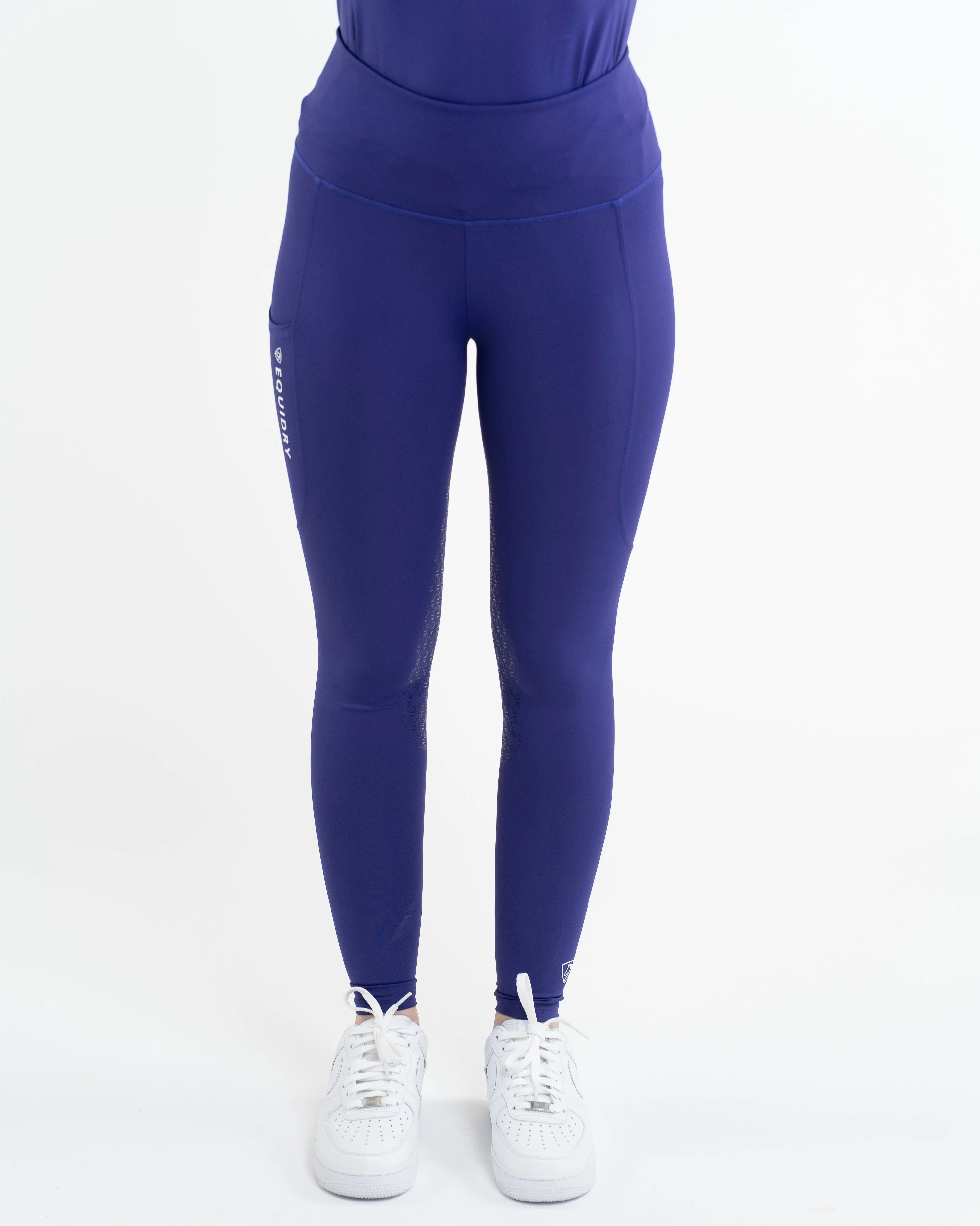 Water Repellent Leggings | Children's Purple/White - Image 3