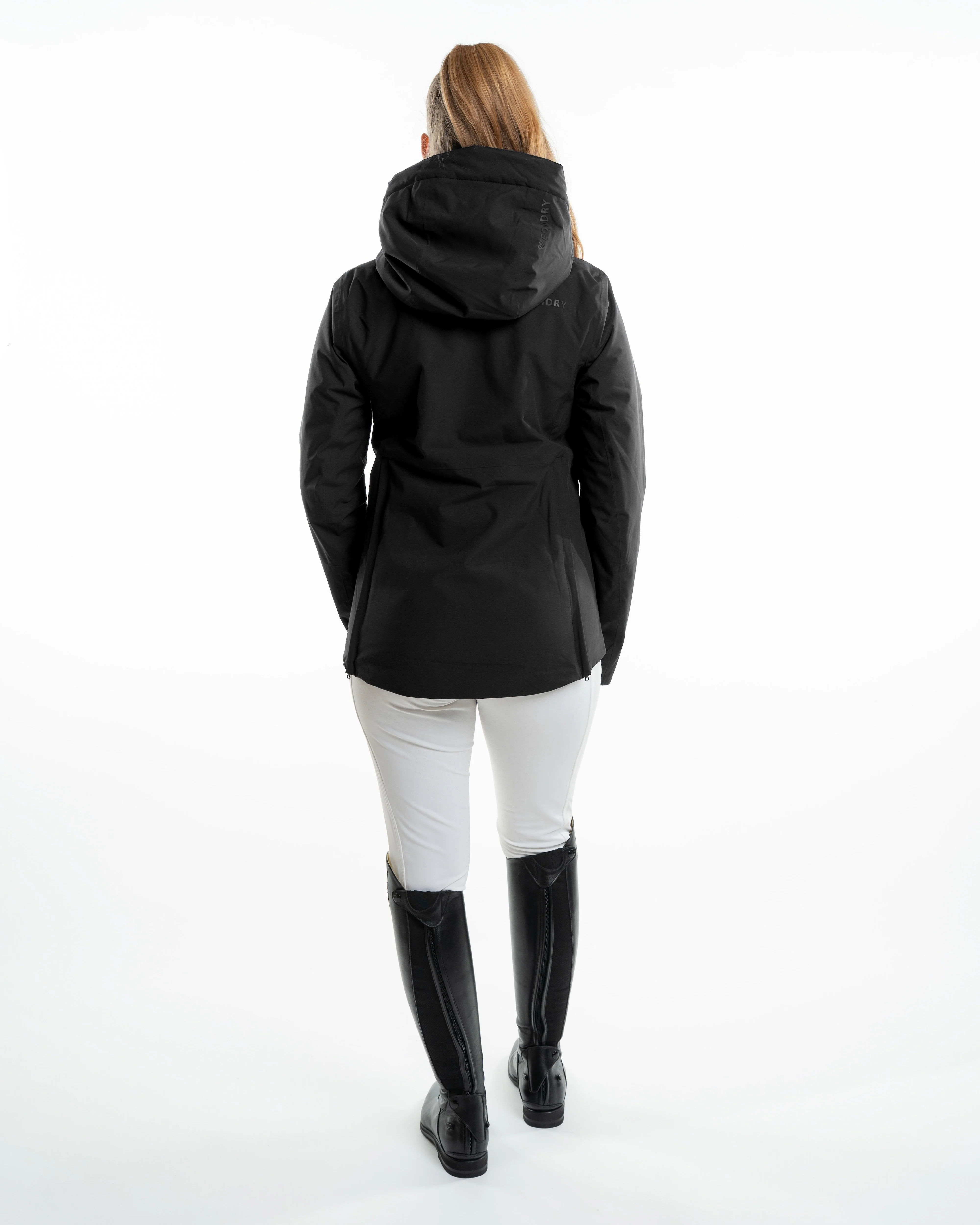 Iris Warm Waterproof Riding Jacket | Women's | Black - Image 12