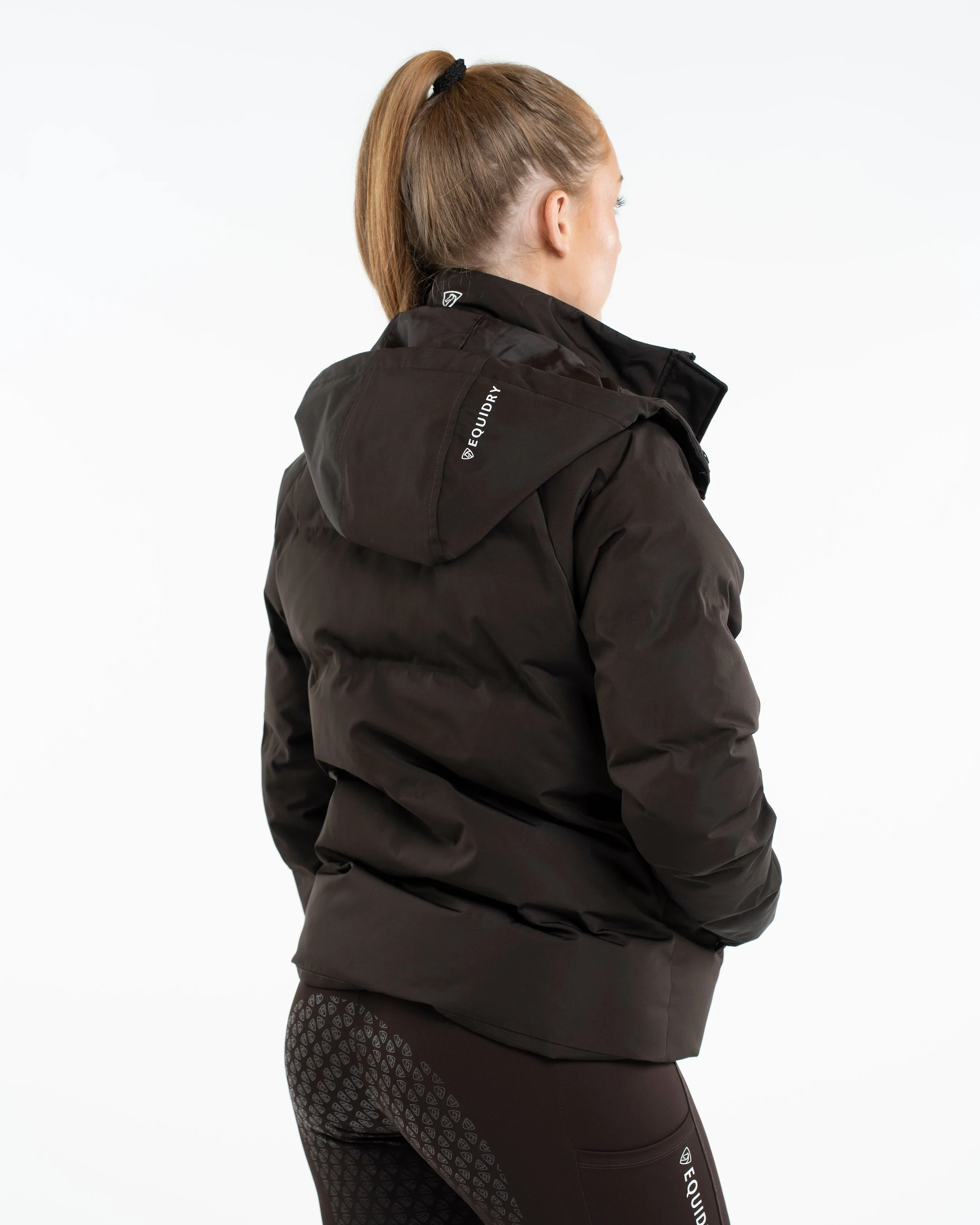 Talia Waterproof Puffer Jacket | Women's | Brown - Image 10