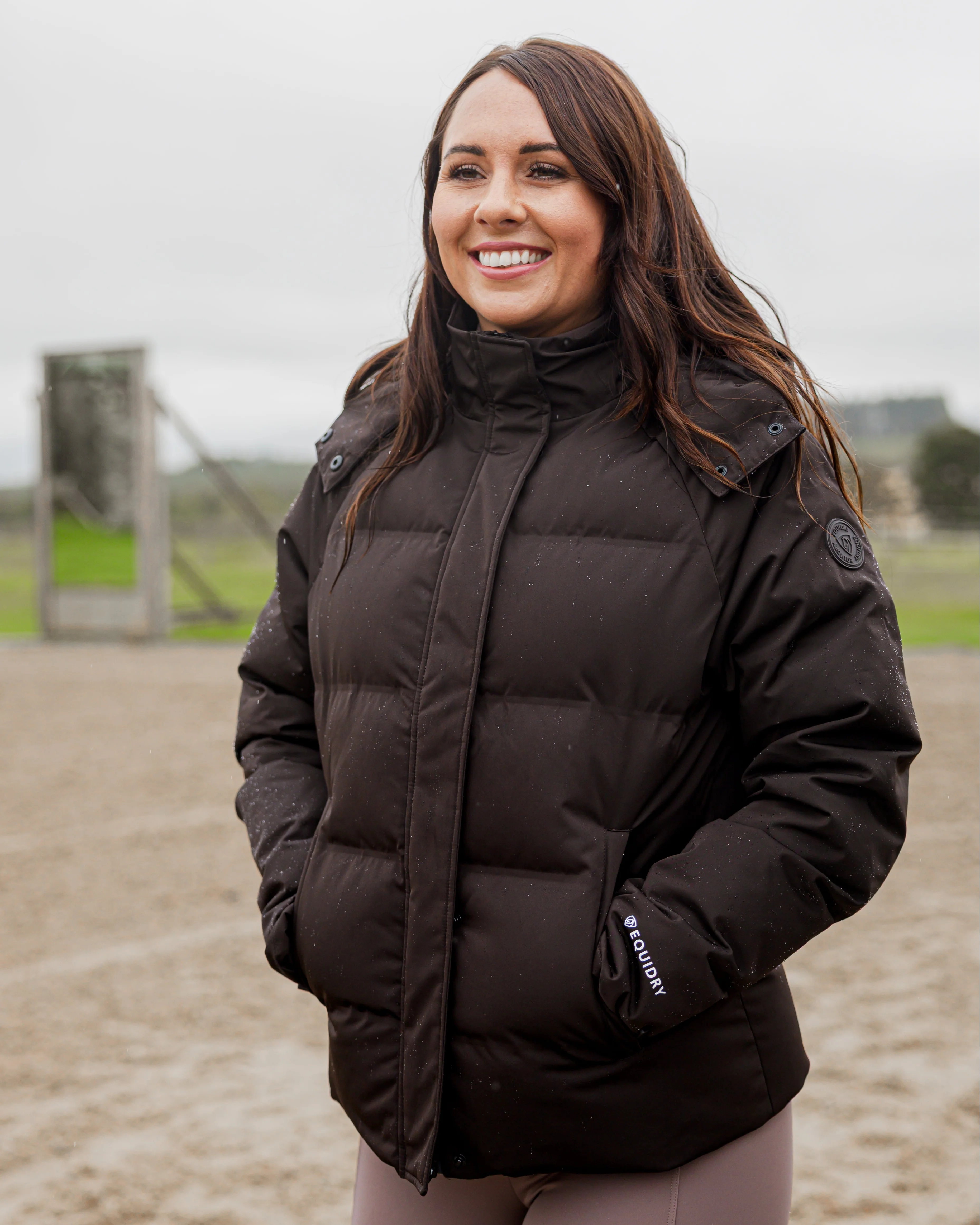 Talia Waterproof Puffer Jacket | Women's | Brown - Image 8