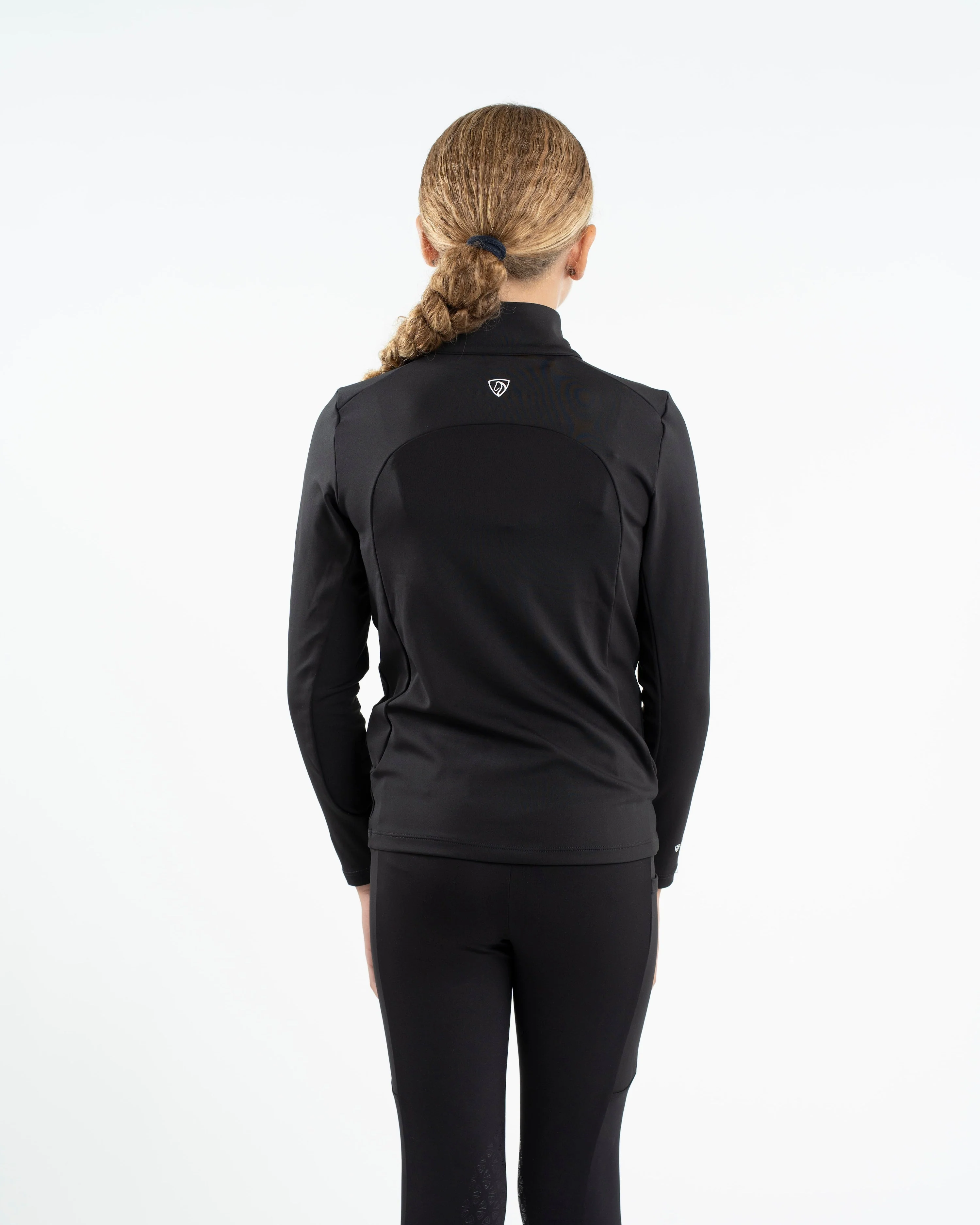 Children's Water Repellent Base Layer | Black/White - Image 5