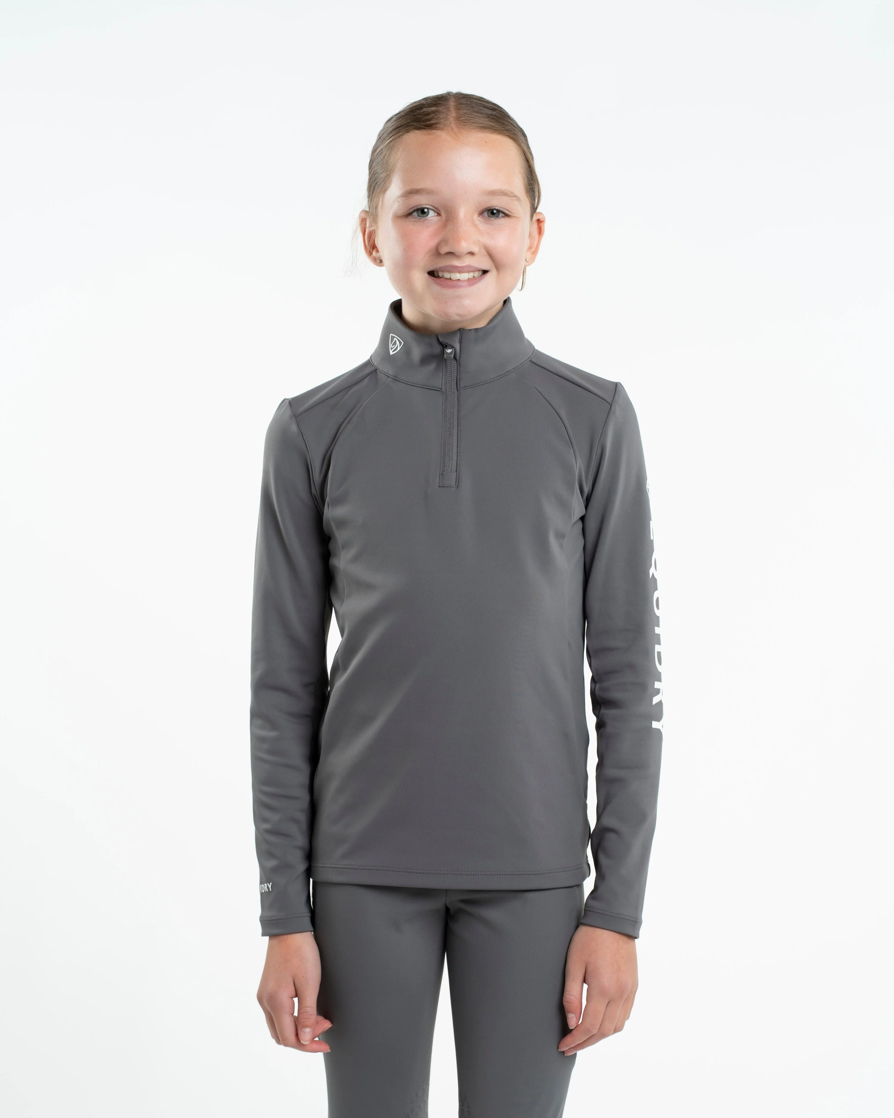 Children's Water Repellent Base Layer | Grey/White - Image 4