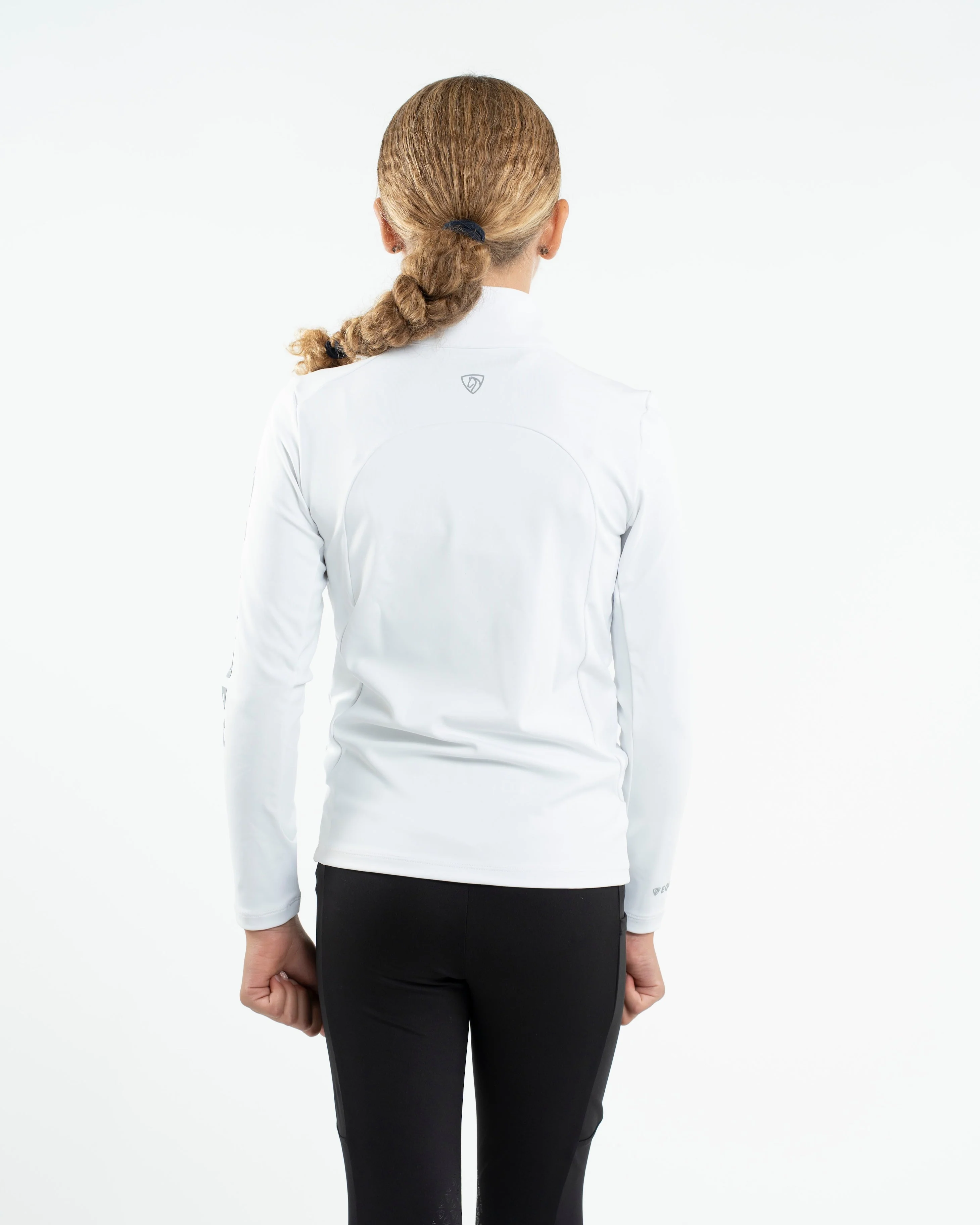 Children's Water Repellent Base Layer | White/Grey - Image 5